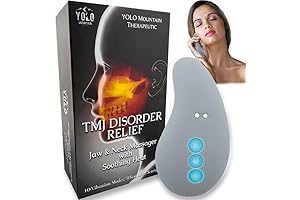 TMJ Relief Products Jaw Massager with NEW UPGRADED HEAT MODE