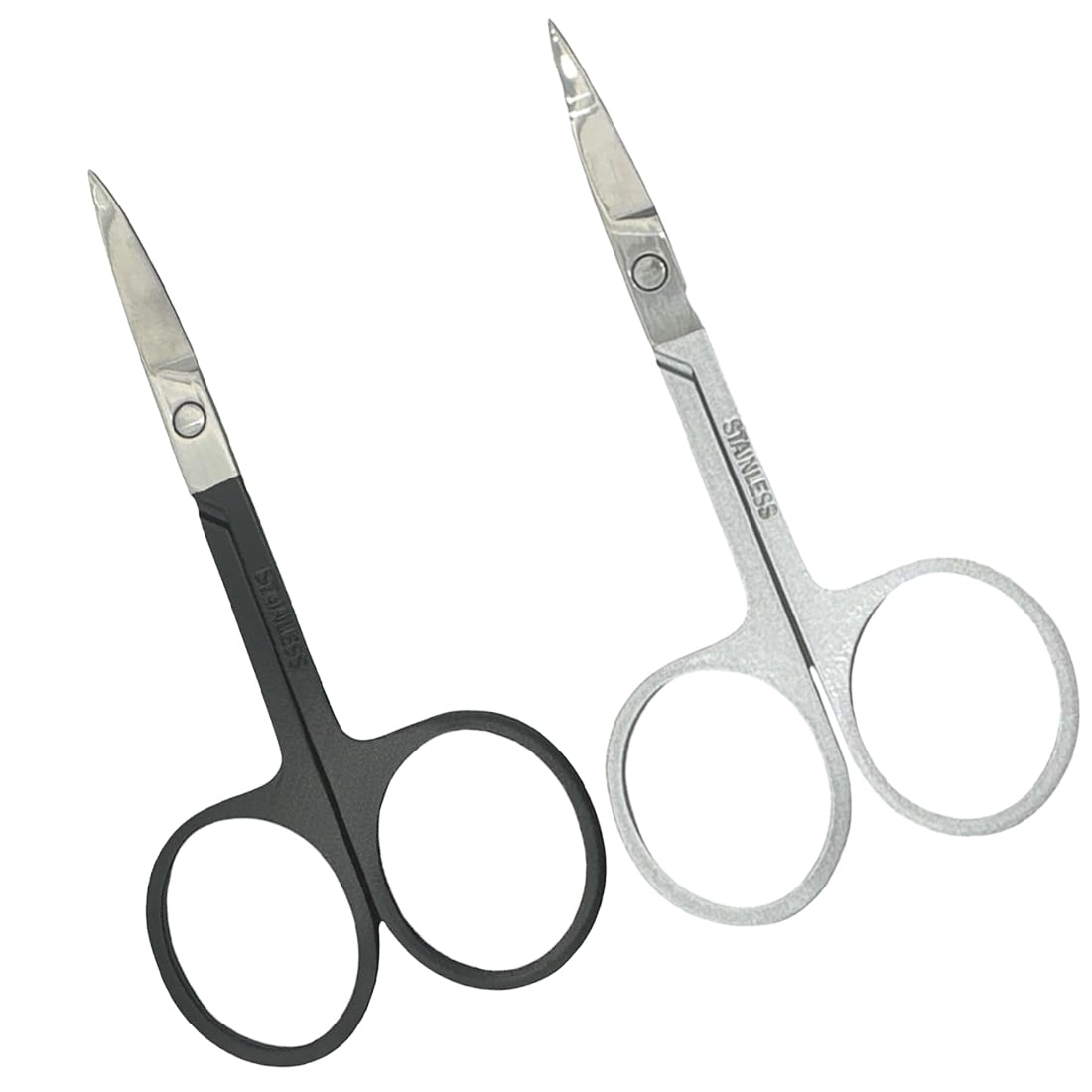 Professional Beauty Scissors, Ultra Sharp Curved Beauty Scissors, Stainless Steel Cuticle Scissors