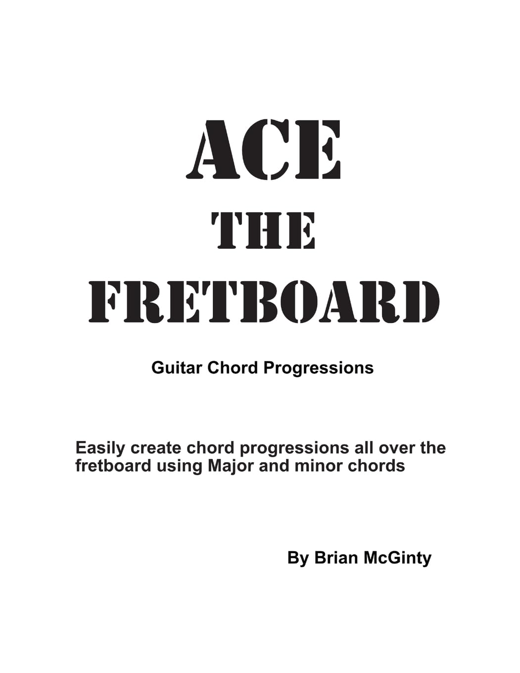 Guitar Chord Progressions Ace the Fretboard guide d'apprentissage d'accords pour guitare