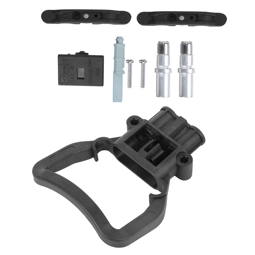 Connettore batteria per carrello elevatore Connettore femmina per cavo di ricarica per veicoli elettrici 80A DC150V((80A))