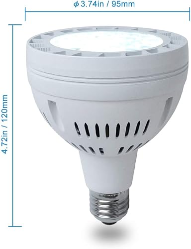 Miniatura 6 de Bombilla LED de piscina de 12 V, 50 W, 5000 lúmenes, 6000 K, luz diurna blanca LED para piscina, reemplaza hasta 200-800 W bombilla tradicional