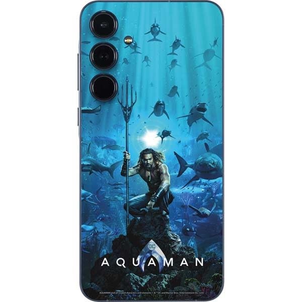 Skinit Decal Phone Skin Compatible with Galaxy A36 5G - Officially Licensed DC Comics DC Comics Movie Poster Main Design