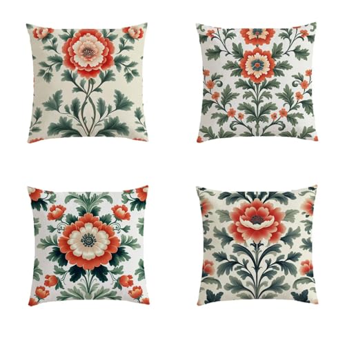 Housse de coussin salon de jardin avec impression double face et zip invisible