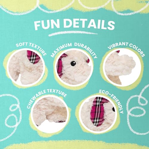 Juguete para perro de peluche Snugarooz Ella el elefante miniatura 3