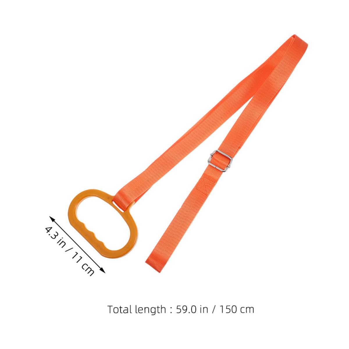 VANZACK Arnés de Arrastre para Ciervos Ajustable Naranja 2 Unidades con Cuerda Autoblocante Resistente y Asa Portátil Sistema de Transporte para Caza y Actividades al Aire Libre