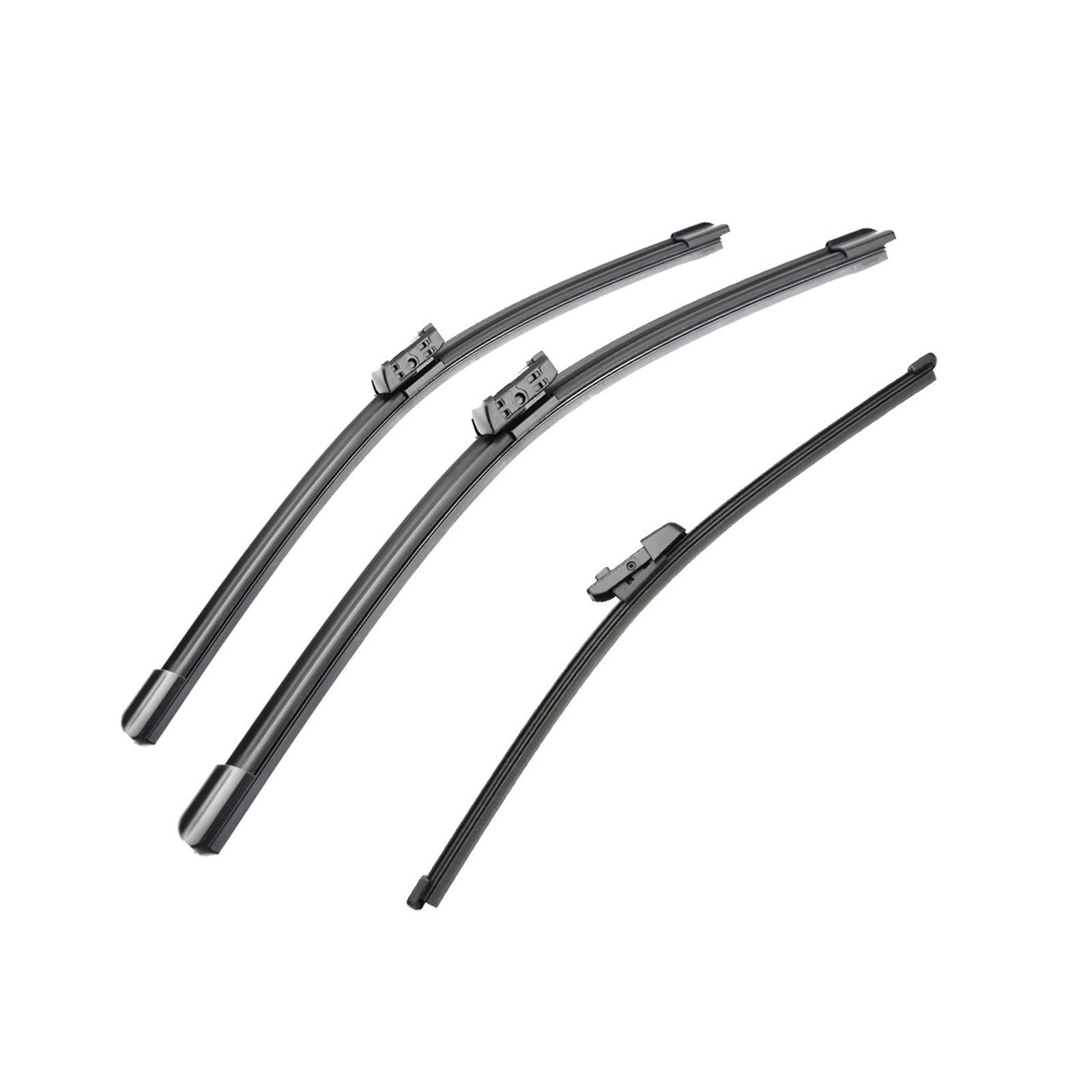 Juego de limpiaparabrisas Escobillas de limpiaparabrisas delanteras y traseras de 26"+21"+14" para VW para Tiguan MK2 2017 2018 2019 2020