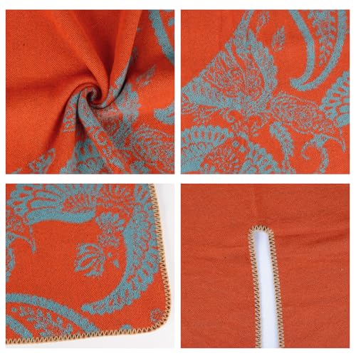 Shawl Wraps for Women, Pashmina Scarf Blanket Cape Winter Warm, Front Open Poncho for Spring Fall3