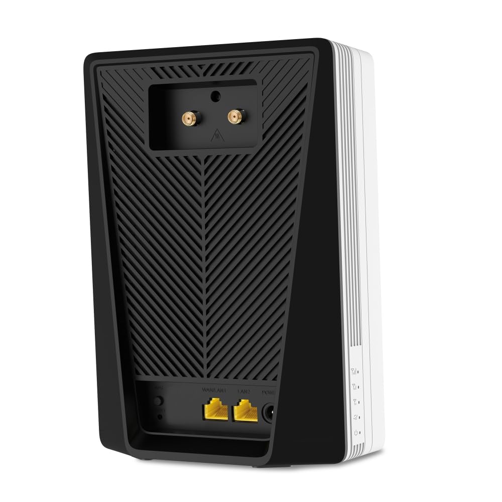 Mercusys MB521-5G Router 5G con SIM, WiFi 6 Dual-Band AX3000Mbps, 2402Mbps in 5GHz + 574Mbps in 2,4GHz, Porte LAN/WAN Gigabit, VPN, Connetti fino a 256 Dispositivi, Plug & Play, App Controllo