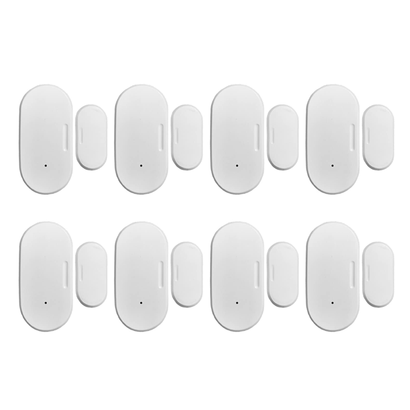 8X Tuya Zigbee Capteur de Porte et Fenêtre Domotique Intelligente Protection de Sécurité Smartlife APP Alarme à Distance Poussée En Temps Réel