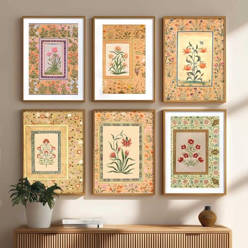 Image of kotart Premium Digital Madhubani Art Paintings with Frame for Home Decor - Painting for Wall Decoration - Pack of 6 (10x13, wall decor)