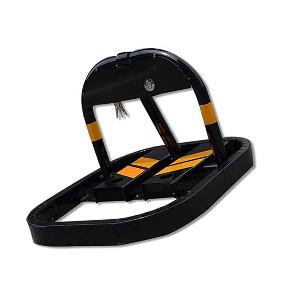 MOKLYF Parking Latch Parking Barriers Folding Parking,46 x 56 x 32Cm Parking Lock Thicker Crash Compressive O-Car Lock Locked Position Lock Parking Lock Accounted Bollard