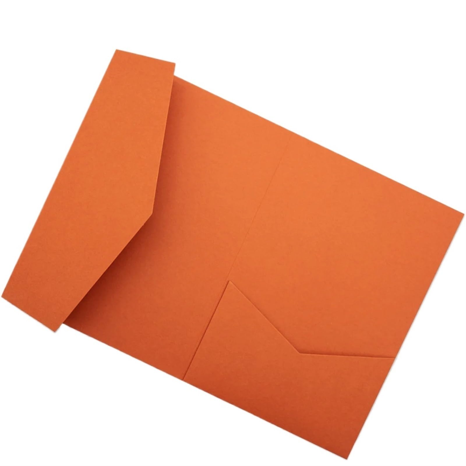 Hochzeitseinladungen 50 dreifach gefaltete Hochzeitseinladungskarten mit Rosen-Laserschnitt, Taschen-Einladungsumschlag Für Verlobung Party(Terracotta,Blank set)