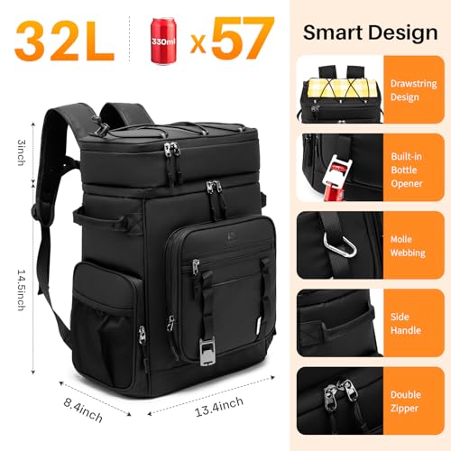 NOL 32L Dual-Compartment Cooler Backpack