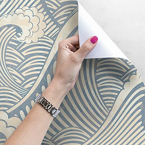 Papier peint 290x290 cm stickers muraux auto-adhésive déco Ocean Sea Waves - 4