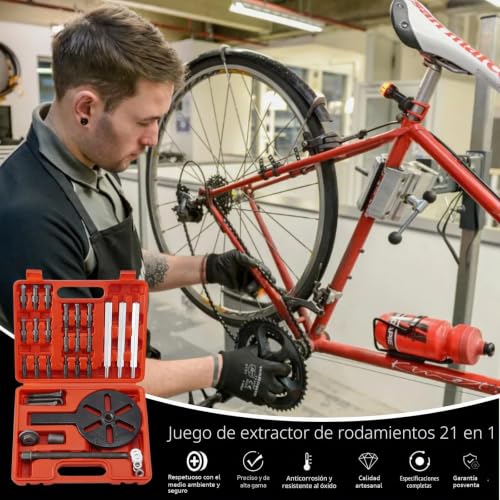 Extractor de cojinetes JAOGAUS para desmontar rodamientos internos con 6 pinzas 6