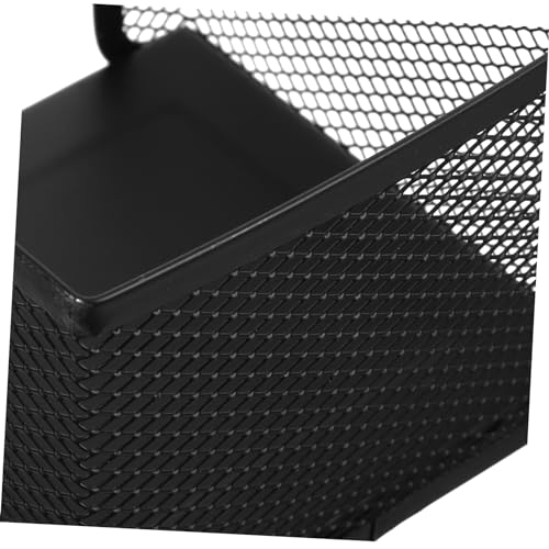 Distributeur de bloc-notes de bureau Uonlytech et porte-papier carré en fer noir