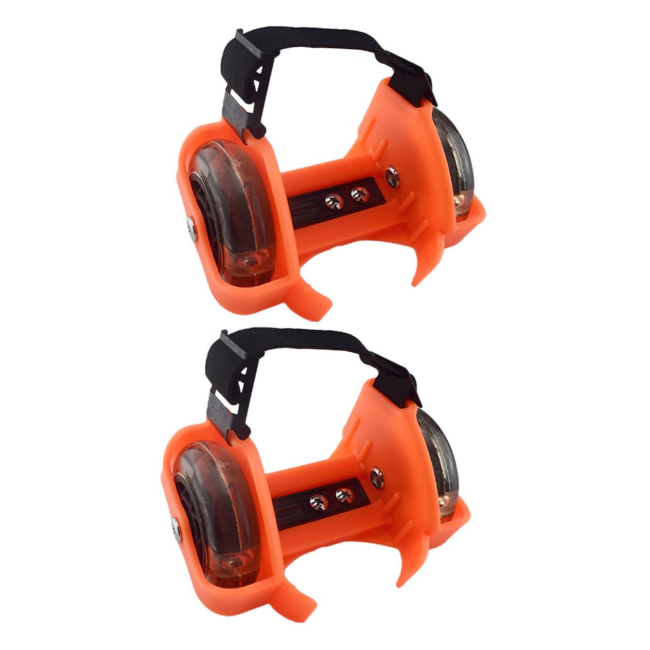 BELLIFFY Adjustable Heel Wheel Sturdy Shoe Wheel Glowing Roller Skates for Boys and Girls 3 Color Led Light Outdoor Accessory