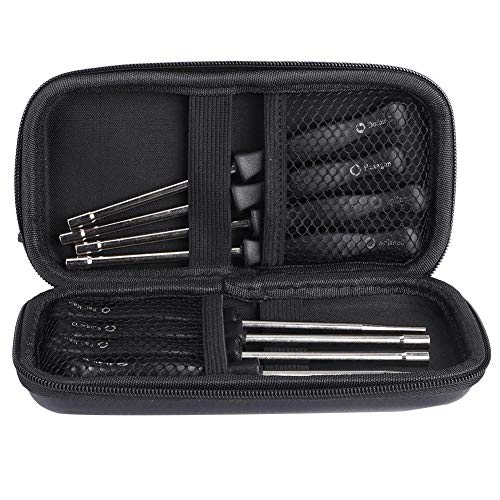 Herramienta de ajuste del carburador Kit de ajuste del carburador 8Pcs/Set Kit de destornillador del carburador de aleación de aluminio Herramienta de ajuste del carburador con estuche de almacenamien Cover