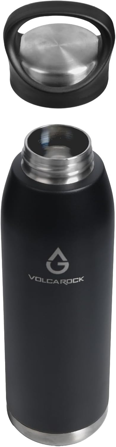 Insulated Water Bottle 24oz (710ml), Double Wall Stainless Steel Water bottle Durable Vacuum Flask Leakproof Non-sweat, Keep Cold 24H & Hot 12H - Image 2