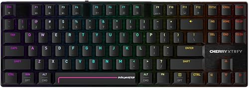 CHERRY XTRFY MX 8.2 Pro TMR Wireless | Magnetic Gaming Keyboard with TMR Technology | 8000Hz | Hot Swappable TKL RGB Mechanical (Black)