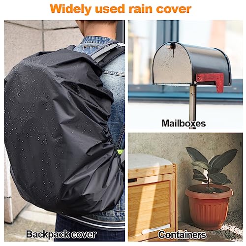 Fahrradkorb Regenschutz fahrradkorb, 2-Pack Fahrrad Korbabdeckung Regenschutz mit Fahrradbezug schwarz wasserdicht überzug für fahrradkorb (Korbdeckung+Sitzbezug)