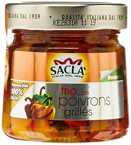 Sacla Sauce Trio de Poivrons Grillés 190 g - Lot de 3 Cover