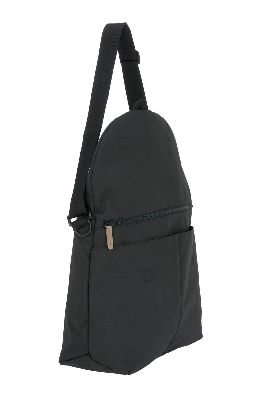 LÄSSIG Baby Wickeltasche inkl. Accessoires/Green Label Manu Messenger Bag black