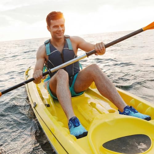 Image of XIHALOOK Athletic Hiking Water Shoes Womens Mens Quick Dry Barefoot for Beach Walking Kayaking Surfing Training