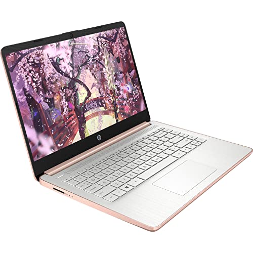 Hp Premium 14-Inch Hd Thin And Light Laptop, Intel Dual-Core Processor, 32Gb Ram, 64Gb Storage, Long Battery Life, Webcam, Bluetooth, Hdmi, Wi-Fi, Rose Gold, Windows 11 + 1 Year Microsoft 365 #TOP2