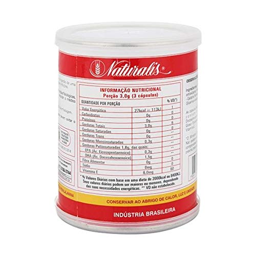 Omega-3 Dha 500, 1000mg, 100 Cápsulas - Naturalis