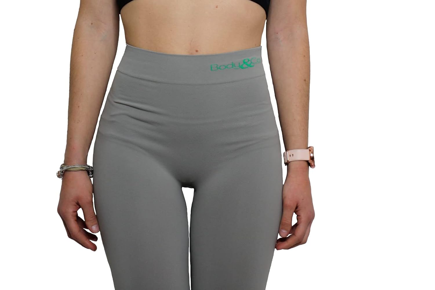 Body\u0026Co Legging Leggins Sportivo con Fibra Emana� Che Attiva Il  microcircolo snellisce per Gambe Pesanti tonificante : Amazon.it: Moda