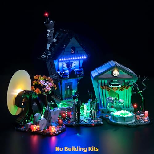 BrickBling LED Light Compatible with Lego Tim Burton's The Nightmare Before Christmas, Creative Lighting Kit Compatible with Lego 21351(No Model) (Classic Version Light) by BrickBling - Image 2