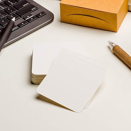 Vista 19 de ZOOYOO Tarjeta de mensaje de cartulina blanca en blanco Tarjeta de visita 100 PCS (blanco)