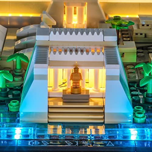 Image of Lightailing Light for Lego-21058 Great Pyramid of Giza - Led Lighting Kit Compatible with Lego Building Blocks Model - NOT Included The Model Set