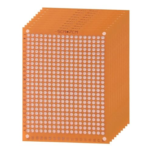 Circuit imprimé universel 9x5 cm plaque de cuivre perforée pour prototype PCB DIY