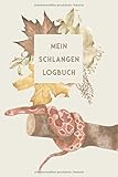 kornnatter terrarium einrichten  Mein Schlangen Logbuch: Kornnatter Tagebuch - Logbuch für Haltung von Nattern I Terrarium Planer Notizbuch I Journal für ein halbes Jahr I Schlange Futter Tracking