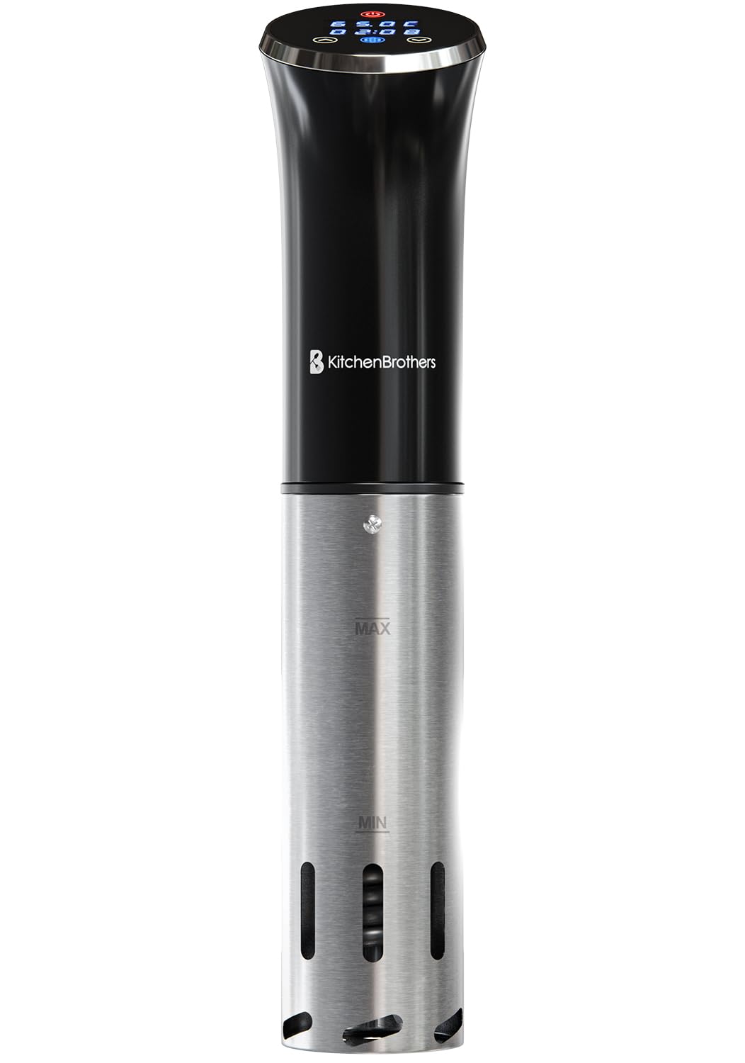 KitchenBrothers Roner Cucina a Bassa Temperatura - Sous Vide Cooker - Cottura Bassa Temperatura - Cottura Sottovuoto - Rooner Roner Professionali - Set Completo con Accessori e Ricettario - 1200W