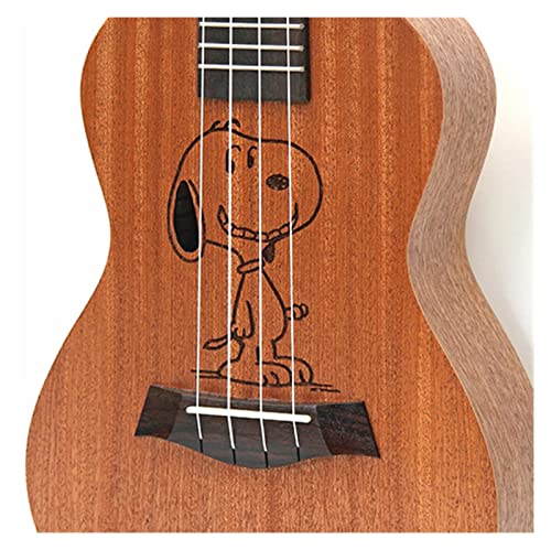 ukulélé Voyage 23 Pouces Ukulele 4 Cordes Hawaiian Mini Guitare Acoustique 12 Motifs (Color : 9) - Les Beatles, Paul McCartney, John Lennon, RIngo Starr, George Harrison ukulélé Voyage 23 Pouces Ukulele 4 Cordes Hawaiian Mini Guitare Acoustique 12 Motifs (Color : 9) – Image 3