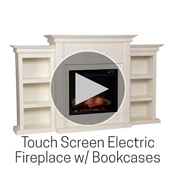 Amazon.com: SEI Furniture Tennyson Electric Fireplace with