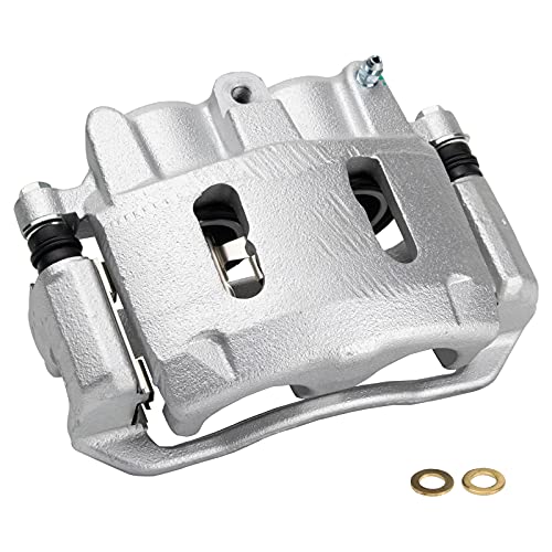 Image of TRQ Front Brake Caliper Set Compatible with 1995-2001 Ford Explorer 1995-2002 Ranger 1995-2008 Mazda B2300 1998-2001 B2500 1995-2007 B3000 B4000 1997-2001 Mercury Mountaineer