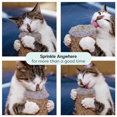 Organic Catnip for Cats & Kittens 1.76 oz - 100% Natural Premium Fresh Catnip - Kitty Can\'t Resist Blend of Safe High Potency Cat Nip Treats for Extra Zooms and Playtime (2 Cups), Cat Park - Thumbnail 6