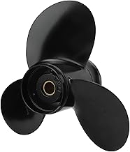 Hélice de barco, hélice externa R Rotação 3 lâminas de aço inoxidável 9 1/4 x 8 polegadas para 8-20