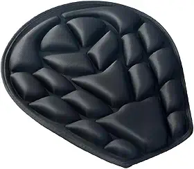Almofada de Assento para Moto 3D, Impermeável e Acolchoada, Conforto com Ventilação, Antiderrapante, para Viagens Longas e Off-Road