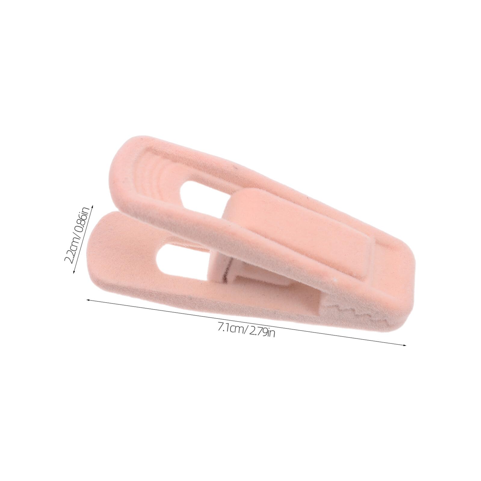 50 Piezas Clips de Terciopelo Antideslizantes para Ropa Pinzas de Plástico Resistentes para Pantalones y Faldas Uso Casa y Exterior Color Rosa
