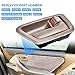 FAERSI 2Pcs Inside Interior Door Handle Front Rear Driver & Passenger Side Replacement for 1997 1998 1999 2000 2001 Toyota Camry Beige/Tan