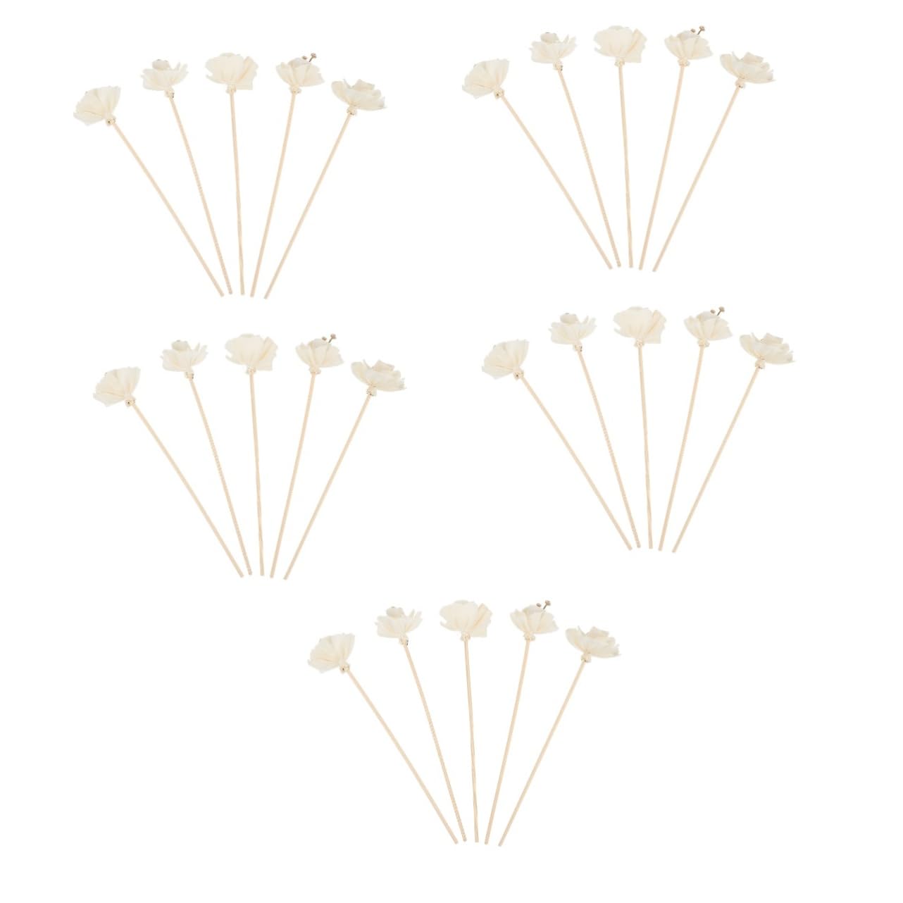 STOBAZA 25stücke Blumen-duftdiffusor-stäbchen Rattan Sticks Für Raumduft Dekorative Duftstäbchen Zur Luftauffrischung Für Wohnzimmer Küche Bad Büro Und Mehr