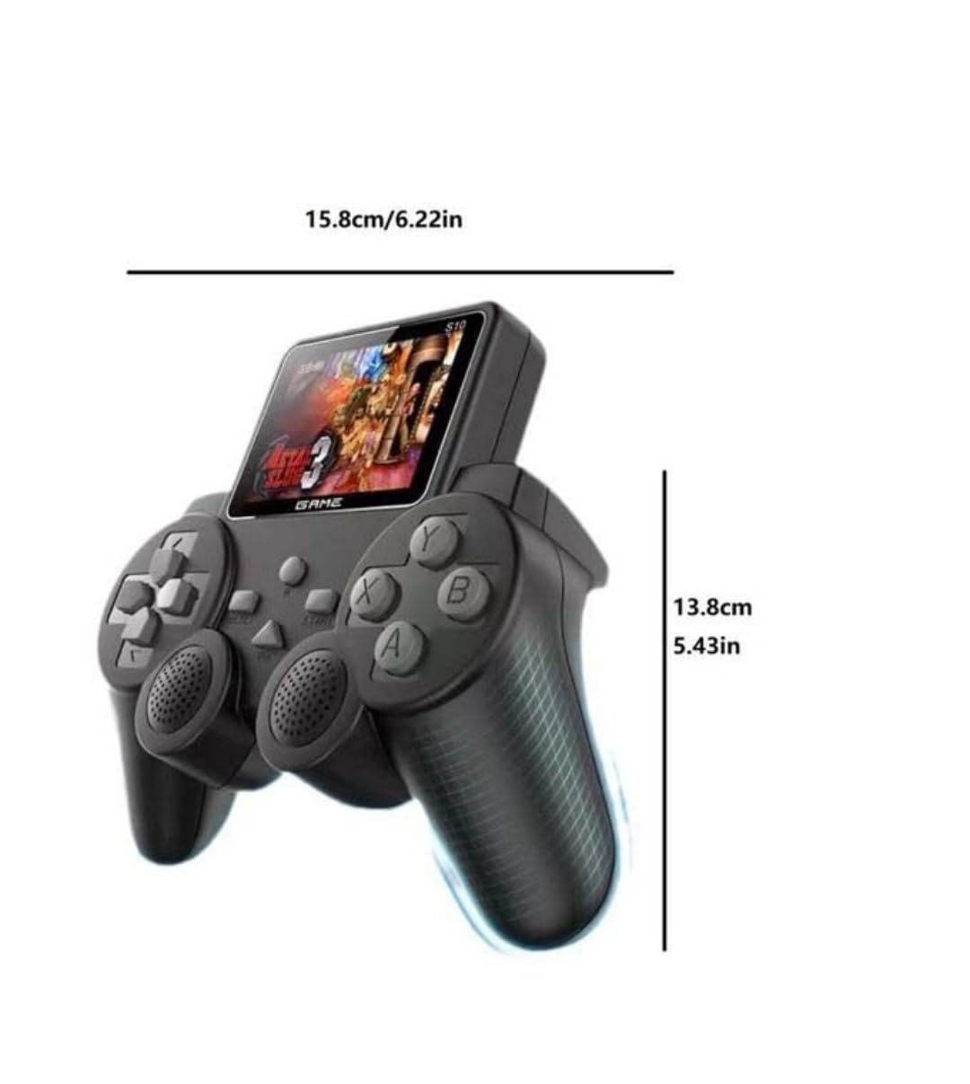 Gagon Tarders Classic Video Game Console with 2 Controllers and Gun, Handled Display Video Game In built Games(Combo Pack) 4
