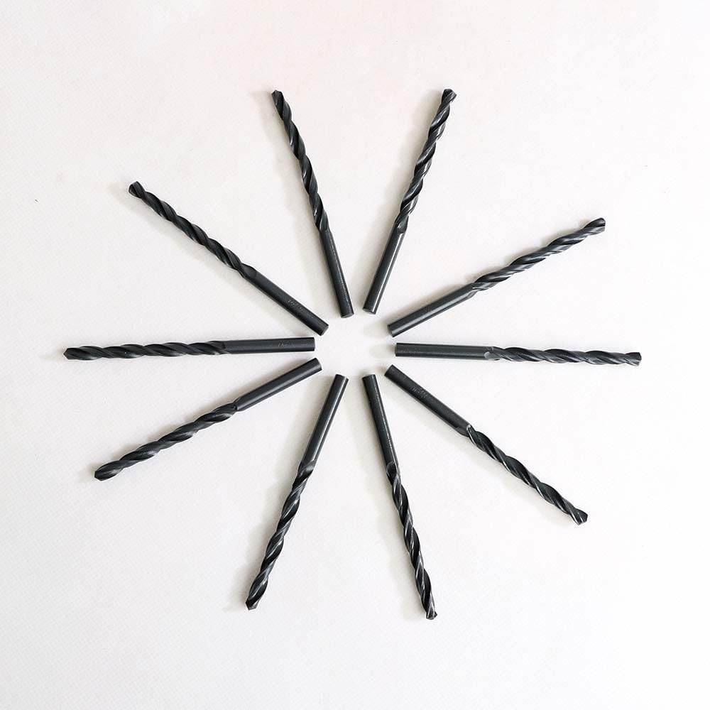 Zestaw 10 wierteł 1-10 mm ze stali szybkotnącej, zestaw wierteł spiralnych, narzędzie do dziurkowania metalu, narzędzia do obróbki drewna, 8 mm