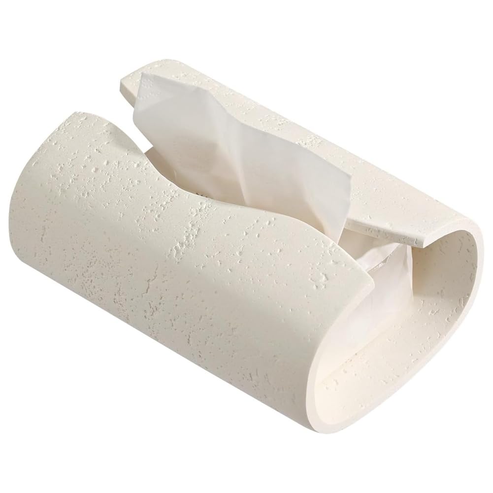 Aundhegrtt Luxurious Tissue Box Rectangle Cover, Look Paper Holder Dispenser for Living Room, Hotel Home Decor