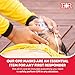 Ever Ready First Aid Adult and Infant CPR Mask Combo Kit with 2 Valves with Pair of Vinyl Gloves & 2 Alcohol Prep Pads - Red (2)